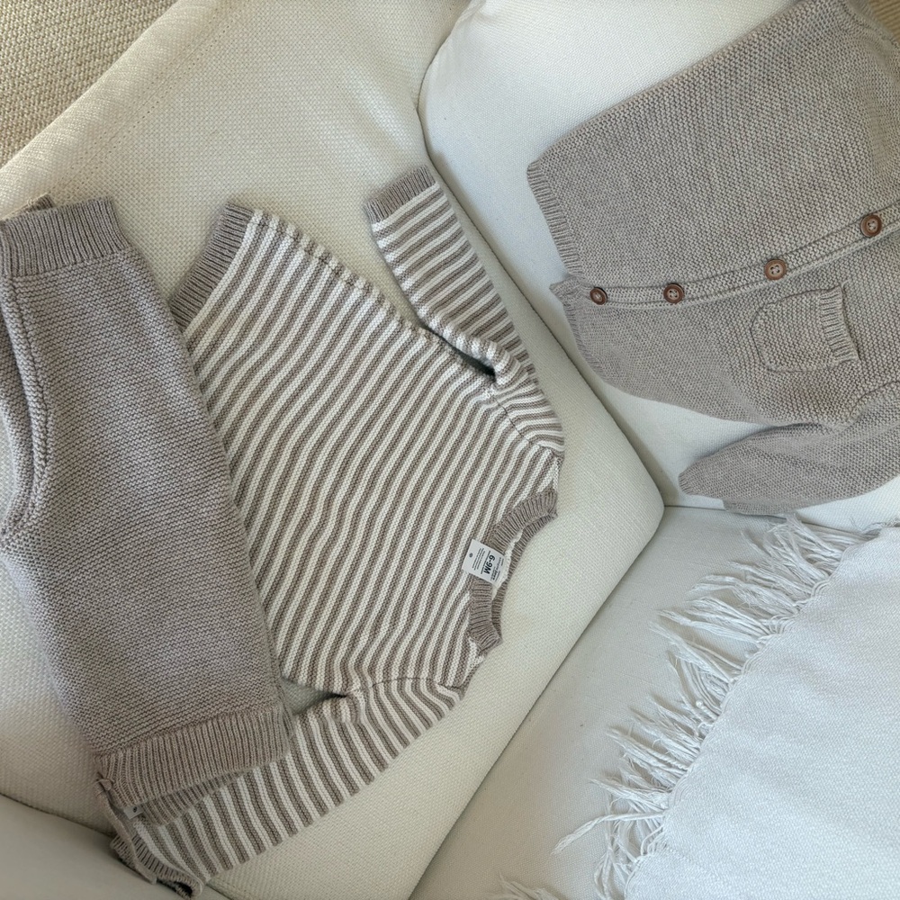Gerber Kids Matching Set - Tan and Cream